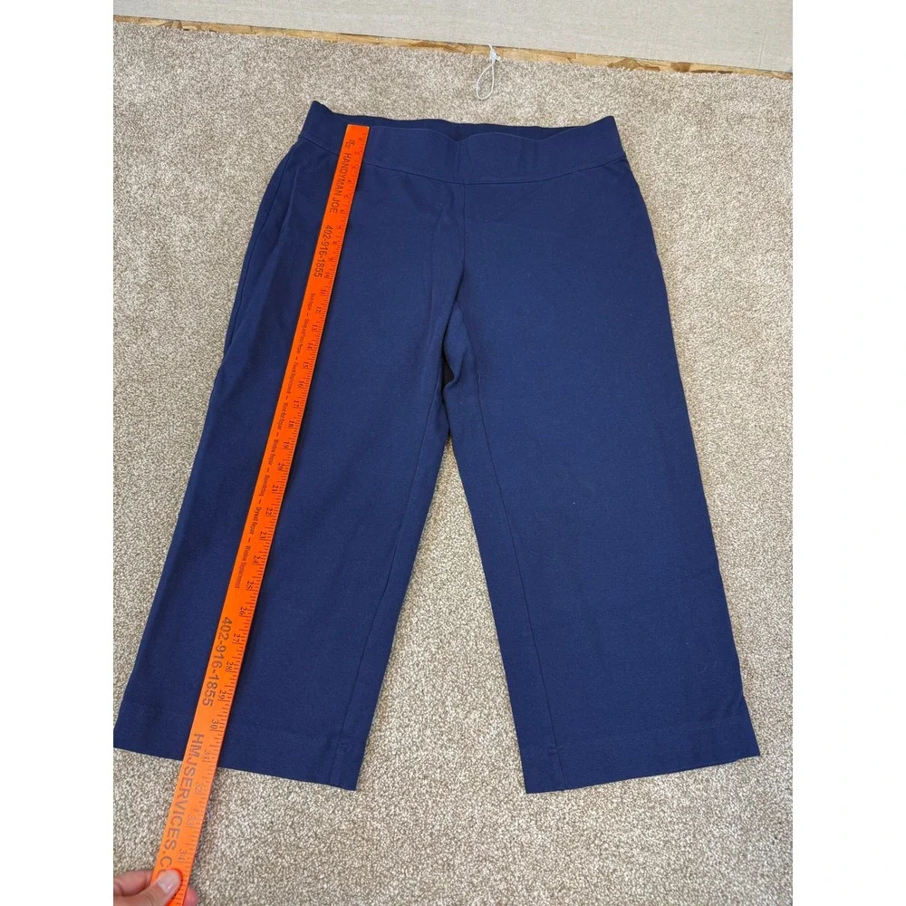 LOT Womens Pants‎ Large Lands End Womens Pants 14-16 Black Navy Olive Stretch